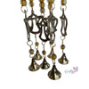 Brass Wind Chimes Hanging Wind Premium Magnetic Artwork Iconic Heritage Keepsake - Luxury Handcrafted Art Craftihouse Dubai