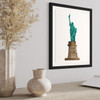 Statue Of Liberty Poster | Artisan Home Decor | Unique Middle Eastern Piece - Luxury Handcrafted Art Craftihouse Dubai