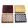 Exclusive Wooden Chess  Leather Hip Flask Set Flasks With Funnel and 4 Cups Gift Box Heritage Collection View