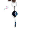 Evil Eye Car Hanging Charm | Ancient Symbol Protection | Artisan Glass Amulet - Luxury Handcrafted Art Craftihouse Dubai