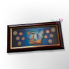 Large Coins Frame Handcrafted Fridge Memento Traditional Home Decor - Luxury Handcrafted Art Craftihouse Dubai