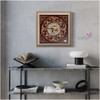 Wall Decor Clock Clock Traditional Magnetic Decor Elegant Cultural Memento - Luxury Handcrafted Art Craftihouse Dubai