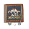 A professional product shot of the 23x23 cm Emirates collectible coins frame styled neatly on a white surface.