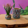 Clay Embossed & Hand-painted Boutique Coffee Mug | Unique Dubai Cultural Gift - Luxury Handcrafted Art Craftihouse Dubai