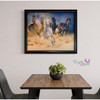 5 Horses Canvas Art | Original Digital Illustration - Luxury Handcrafted Art Craftihouse Dubai
