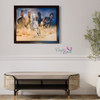 5 Running Horses Canvas | High-resolution Wall Poster - Luxury Handcrafted Art Craftihouse Dubai