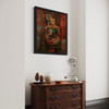 Exclusive Wall Hanging Canvas Print Framed Wall Decor Printed Painting 100x80 Cm Living Room Decor Heritage Collection Detail