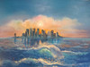 Exclusive Oil Painting On Canvas Original Oil Painting On Canvas 100x70 Cm Sea’s Sunrise Painting Heritage Collection Detail