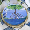 Luxury Round Ceramic Table Coaster Sophisticated Showcase - Craftihouse Dubai