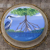 Artisan Round Ceramic Table Coaster Sophisticated Professional Product Shot