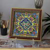 Exclusive Moroccan Ceramic framed hand painted Heritage Collection Detail