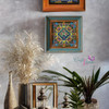 Exclusive Artisan Ceramic vintage hand painted Heritage Collection Detail