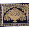 Exclusive Handmade Zardozi Jeweled Carpet Heritage Collection Detail