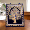 Premium Handmade Zardozi Jeweled Carpet 1.5x2 Feet High-Quality Design View