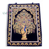 Exclusive Handmade Zardozi Jeweled Carpet 1.5x2 Feet Heritage Collection Detail