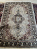 Artisan Exquisite Handmade Kashmiri Silk Carpet -4x6 Feet Perfect Gift For Your Home Handmade Pure Synthetic Silk Carpet Professional Product Shot