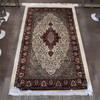 Premium Handmade Kashmiri Silk Carpet 4x6 Feet Perfect For Your Home Handmade Pure Synthetic Silk Carpet High-Quality Design View