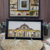 Premium 7 Emirates Frame Wood Traditional Magnetic Decor Elegant Cultural Memento High-Quality Design View