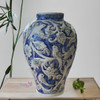 Luxury Artisan Hand painted Ceramic Vase Showcase - Craftihouse Dubai