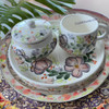 Artisan Luxury Fine Porcelain-Style Painted Ceramic Tea Collection Professional Product Shot