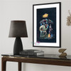Exclusive Chalk Pastel Painting On Black Heritage Collection Detail