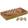 Large 50x50 cm Khatam Laila backgammon set, full-size premium game board with high-gloss finish and detailed patterns