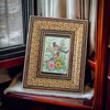 Premium Handmade Miniature Painting on Camel Bone with Khatamkari Inlaid Frame High-Quality Design View