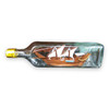 A professional product presentation of the artisanal maritime ship-in-a-bottle keepsake from a premier UAE gift shop.