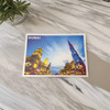 Dubai Global Village postcard 17x12cm, cultural souvenir from UAE