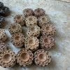 Premium Hand-Carved Elegance: Wooden Backgammon Pieces Handcrafted Craftsmanship