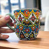 Premium Artisan Hand Painted Clay Mug High-Quality Design View