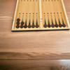 Premium Wooden Chess & Backgammon Set , Wooden Shatranj 39x39 cm , Gift for Kids , Traveler Mini Chess Set , Draught Game , 3 in 1 Game Handcrafted Craftsmanship