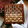 Luxury Wooden Chess & Backgammon Set , Wooden Shatranj 24x24 cm , Gift for Kids , Traveler Mini Chess Set , Draught Game , 3 in 1 Game Artisan Detail Shot