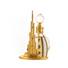 Luxury Perfume Bottle Golden Color Handcrafted Fridge Memento Traditional Home Decor Showcase - Craftihouse Dubai