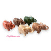 A premium set of 2 elephant candles from Craftihouse, perfect for elegant home staging.
