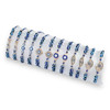 12 Pcs Blue Eye Bracelets | Boutique Dubai Souvenir - Luxury Handcrafted Art Craftihouse Dubai
