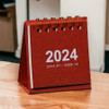 Exclusive 1pc 2024 Creative Simple table Mini Calendar 7x6.5 cm ,  Assorted colorSmall  Portable Calendar Decoration Heritage Collection Detail