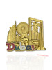 Dubai Frame Metal Fridge Magnet 