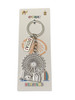 A professional product presentation of the decorative Dubai souvenir keychain from a premier UAE gift shop.