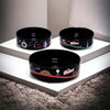 A professional product presentation of the decorative Dubai souvenir ashtray set from a premier UAE gift shop.