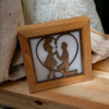 Premium Valentines Gift , Wooden Table decor Love Frame , Will you marry me wall decor frame 15x15 cm , A Charming Valentine's Day Gift High-Quality Design
