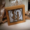 Exclusive Valentines Gift , Wooden Table decor Love Frame , Will you marry me wall decor frame 15x15 cm , A Charming Valentine's Day Gift Heritage Collection Detail