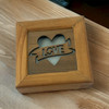 Premium "Enchanting Love: Wooden Table Decor Love Frame High-Quality Design