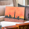 Craftihouse Dubai-themed canvas painting for contemporary wall decor.