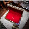 Decorative 27x18 cm handmade jewelry box, perfect for luxury storage and display.