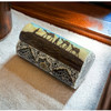 Hand-painted camel bone decorative box
