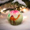 Artisanal paper mache hanging decorations, ideal for festive home or office display.