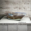 Premium Arabian Wooden Dhow 57 Cm Boutique Fridge Magnet Authentic Middle Eastern Art High-Quality Design
