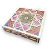 Premium Wooden Nuts Serving Box , Sweets Serving Box , Wooden Gift Box 24X24 Cm , Tile Pattern Gift Box High-Quality Design