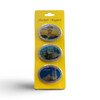 Collectable Sharjah souvenir magnet set, perfectly packaged for gifts.
